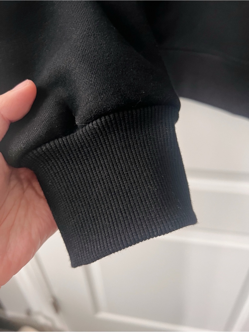 PARKE Fleece Mockneck in Black - Picture 3 of 4